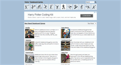 Desktop Screenshot of playskateboardgames.com